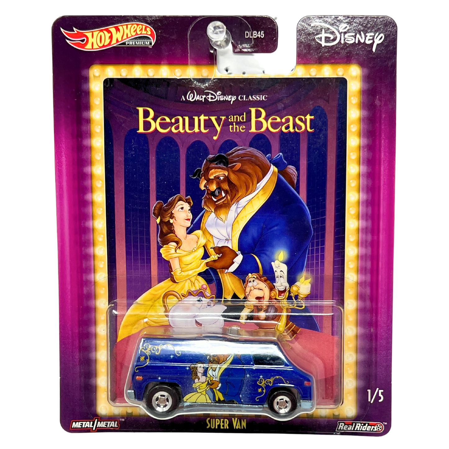 Hot Wheels Premium Disney Beauty and the Beast Super Van 1:64 Diecast