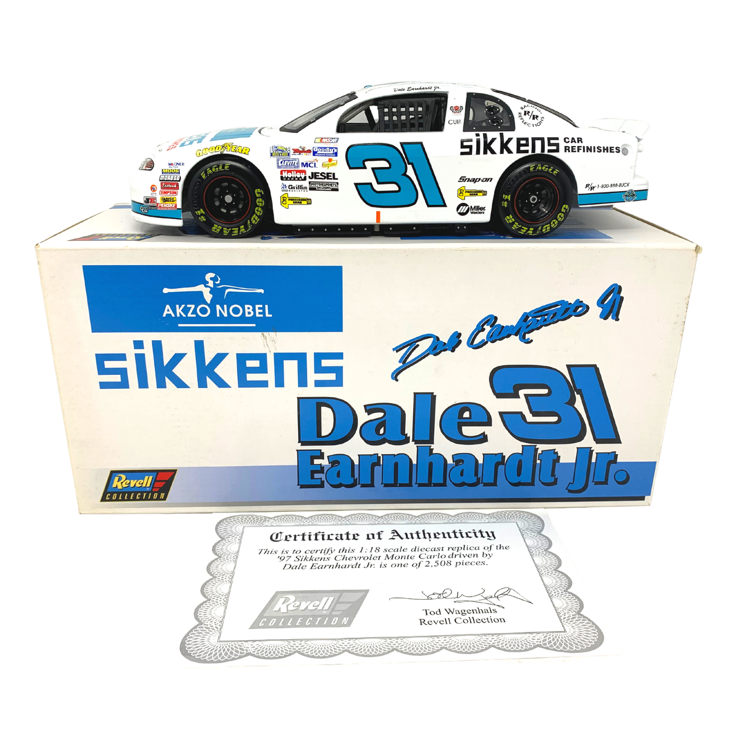 Revell Nascar #31 Sikkens Dale Earnhardt Jr. Chevrolet Monte Carlo 1:18 Diecast