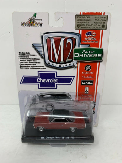 M2 Machines Auto-Drivers 1967 Chevrolet Nova SS 283 R32 1:64 Diecast