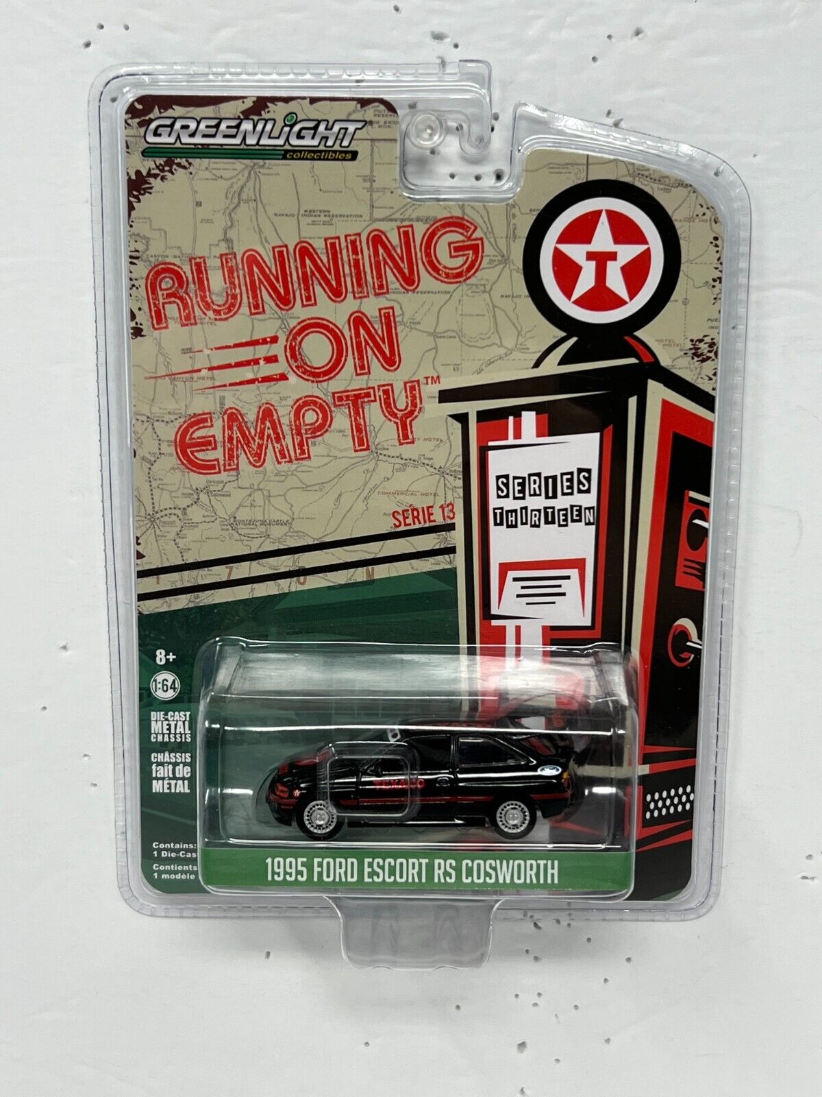 Greenlight Running on Empty Ford Escort RS Cosworth 1:64 Diecast