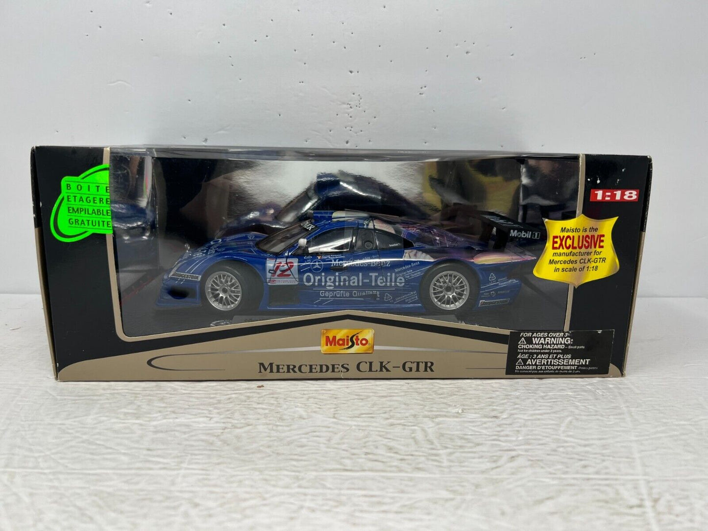 Maisto Mercedes CLK-GTR GT Racing 1:18 Diecast