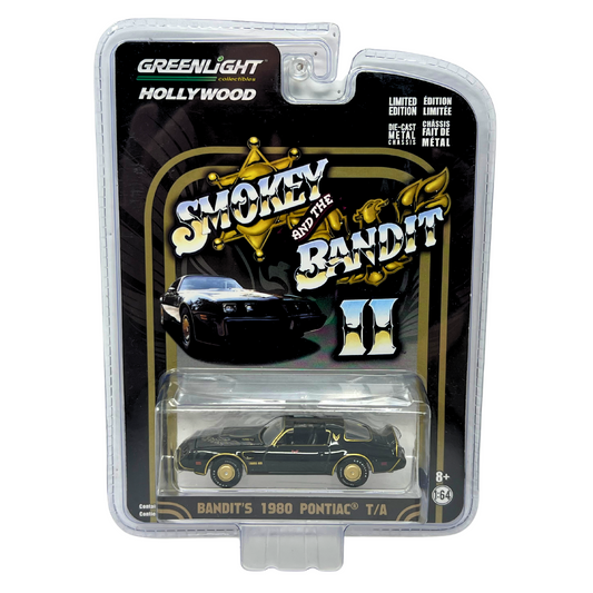 Greenlight Hollywood Smokey and the Bandit Bandit's 1980 Pontiac TA 1:64 Diecast