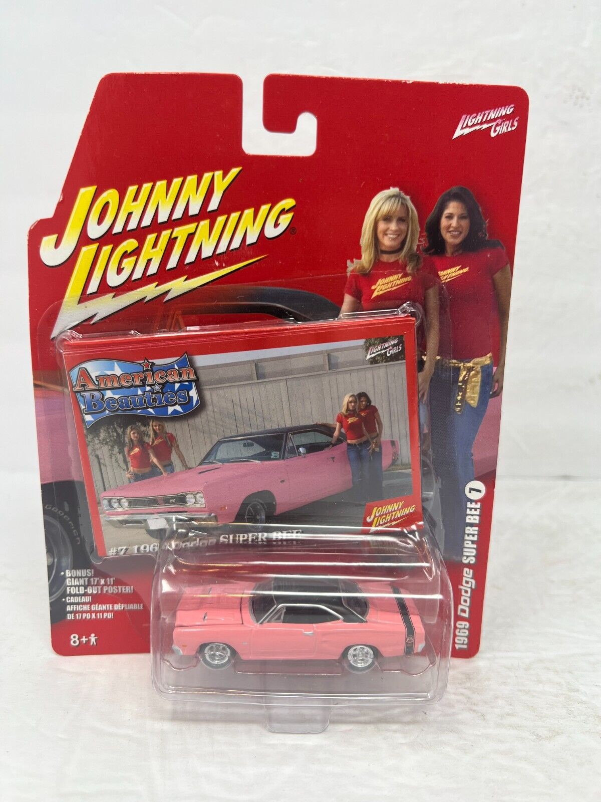 Johnny Lightning American Beauties 1969 Dodge Super Bee 1:64 Diecast