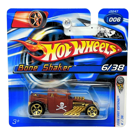 Hot Wheels 2006 First Editions Bone Shaker Fantasy Cars 1:64 Diecast Faster Than Ever Short