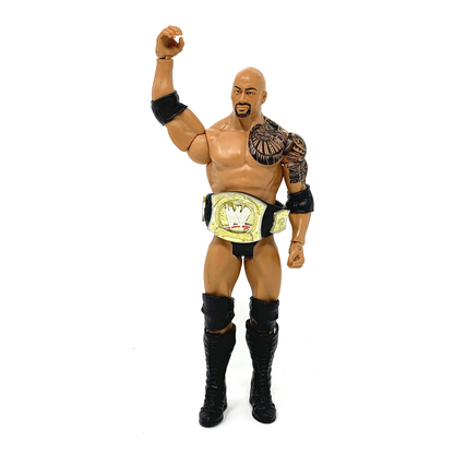 WWE The Rock Signature Series Basic Wrestling Action Figure with Spinner Belt