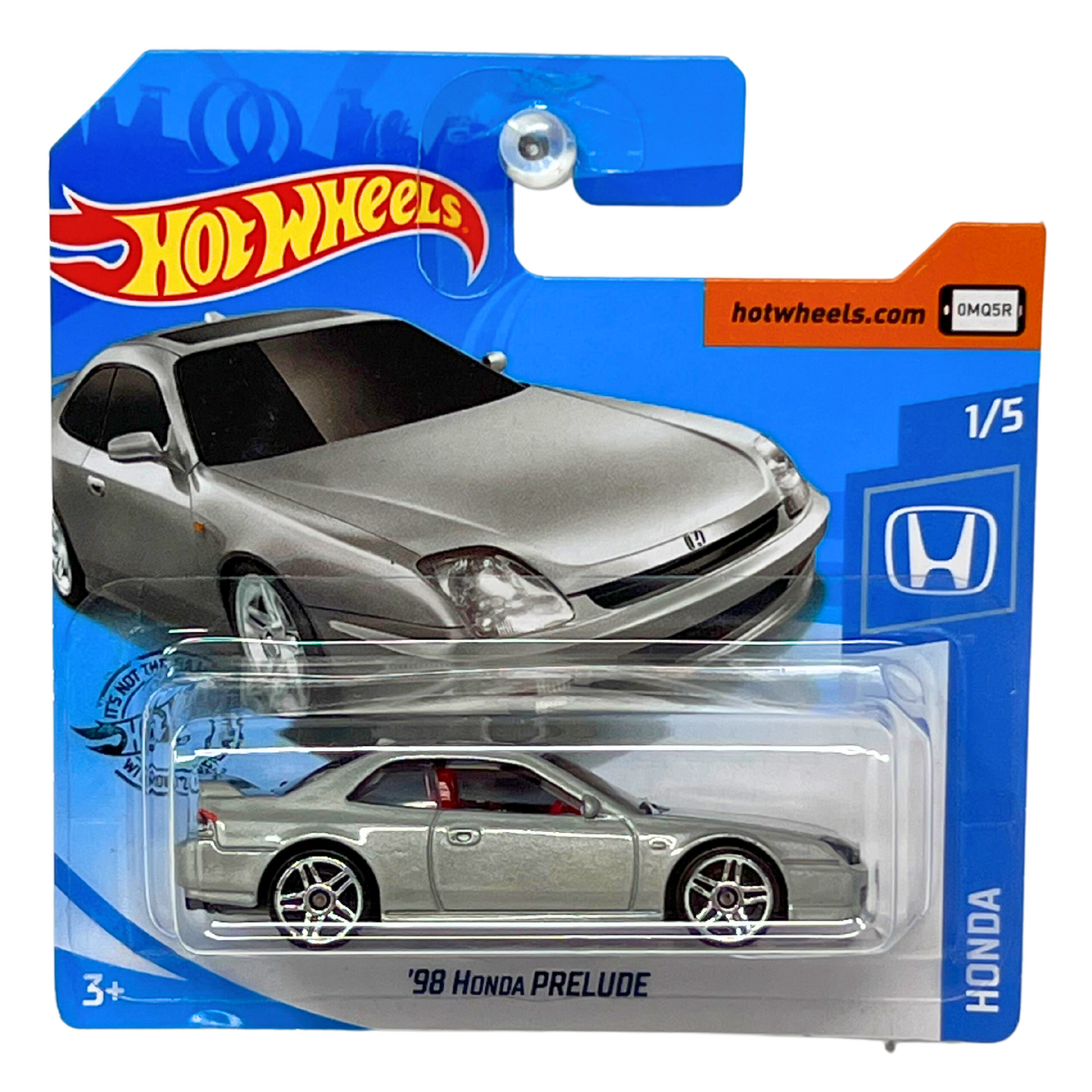 Hot Wheels Honda '98 Honda Prelude JDM 1:64 Diecast Short Card