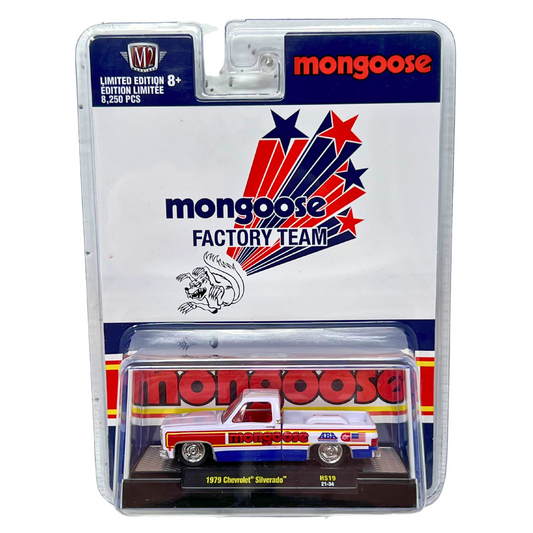 M2 Machines Mongoose Factory Team 1979 Chevrolet Silverado 1:64 Diecast