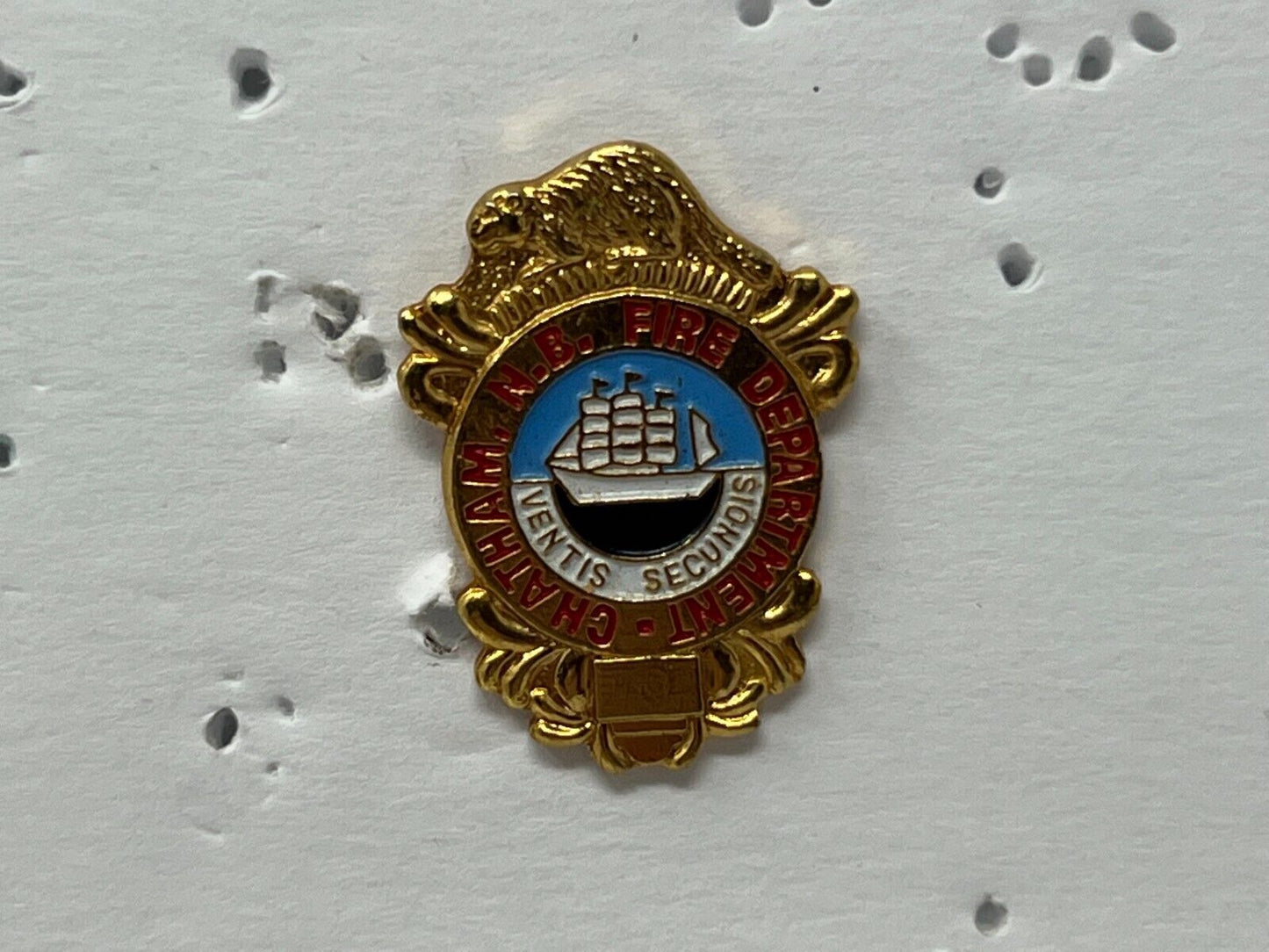 Chatham New Brunswick Fire Department Emergency Services Lapel Pin