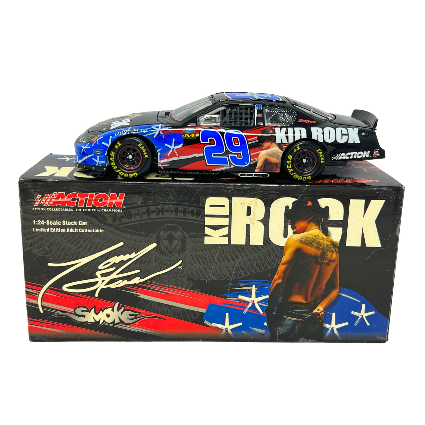 Action Nascar #29 Tony Stewart Kid Rock GM Dealers 2004 Monte Carlo 1:24 Diecast