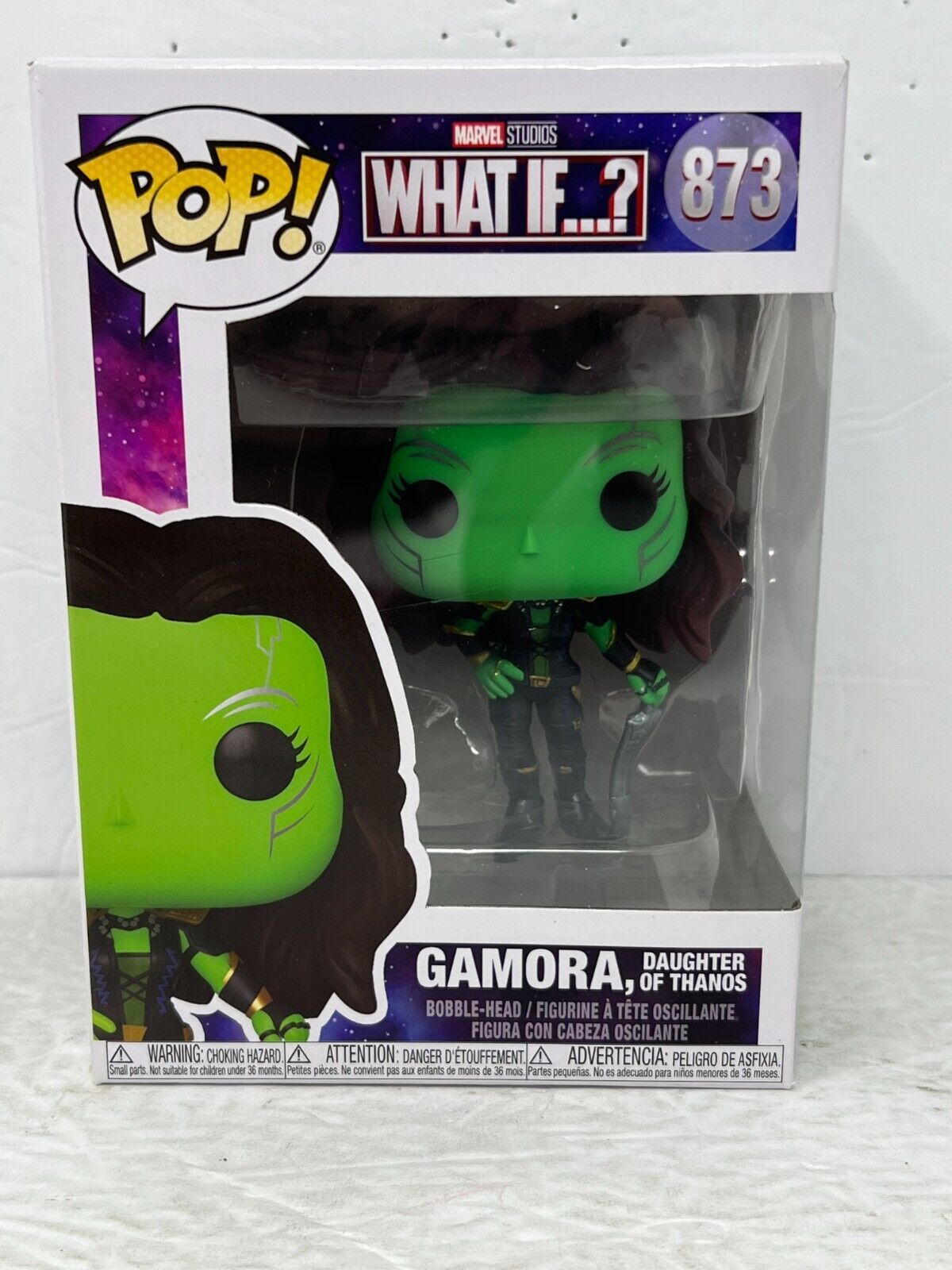 Funko Pop! Marvel Studios What If... #873 Gamora, Daughter of Thanos Bobble-Head
