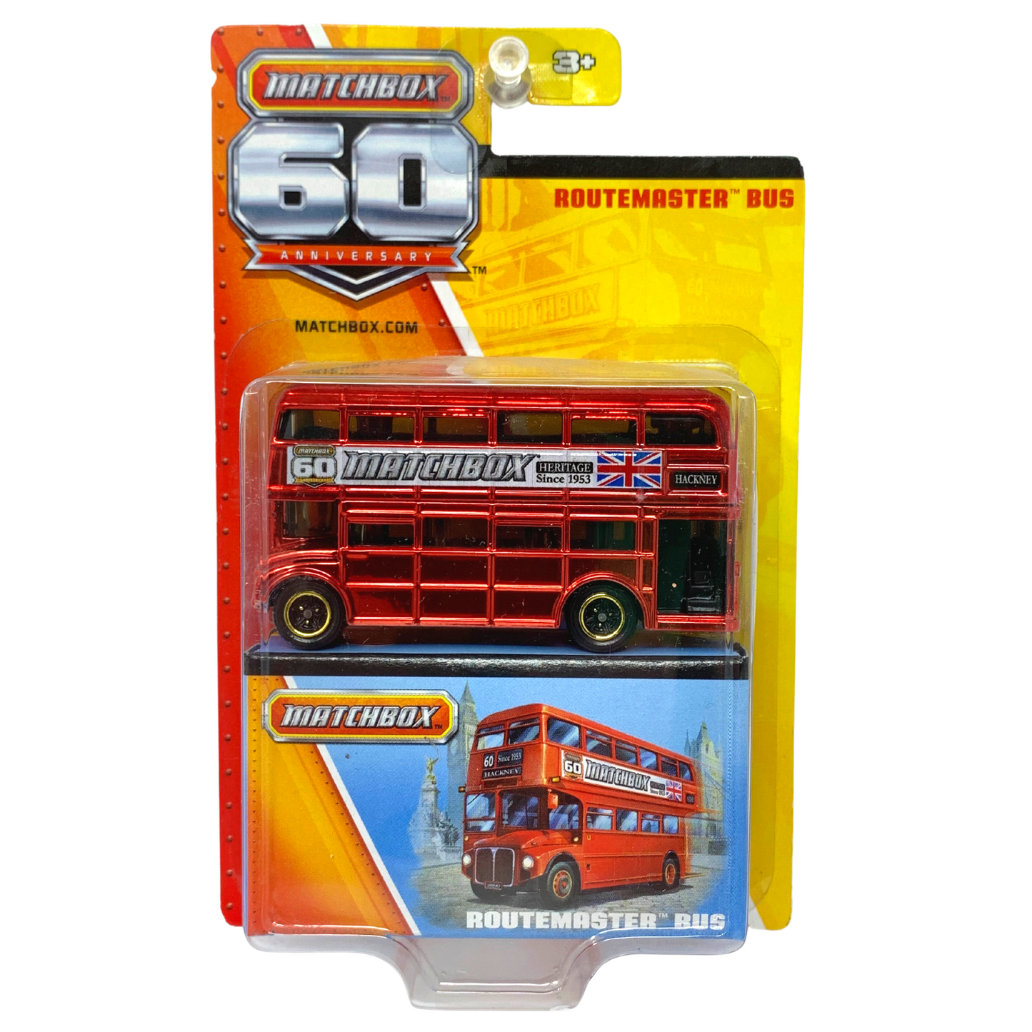 Matchbox 60th Anniversary Routemaster Bus 1:64 Diecast CHASE