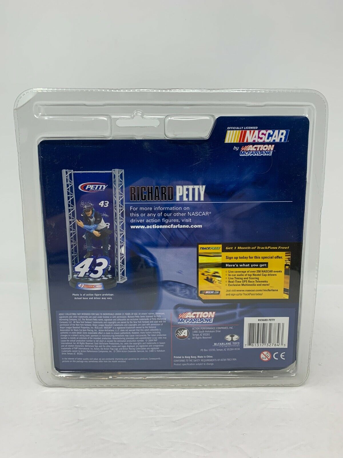 McFarlane Action Nascar Richard Petty # 43 Series 2  Limited Edition Figurine