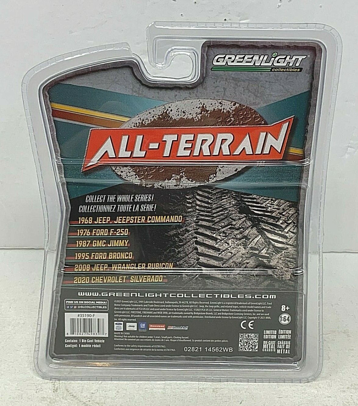 Greenlight All-Terrain 2020 Chevrolet Silverado 1:64 Diecast