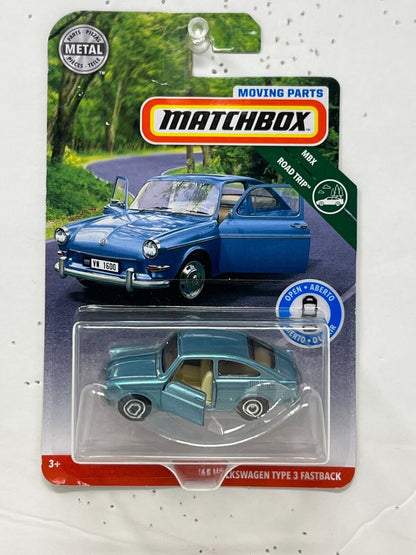 Matchbox Moving Parts MBX Road Trip '65 Volkswagen Type 3 Fastback 1:64 Diecast