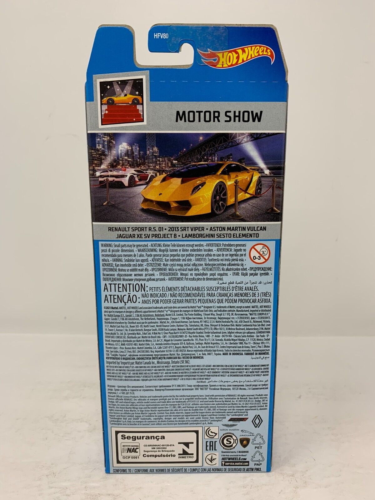 Hot Wheels 2021 Motor Show 5-Car Set 1:64 Diecast