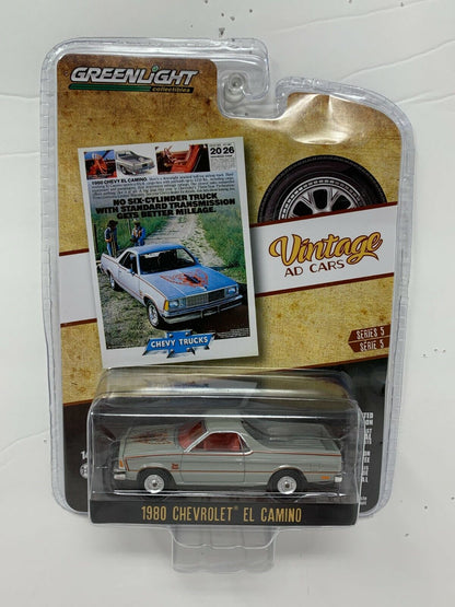 Greenlight Vintage Ad Cars Series 5 1980 Chevrolet El Camino 1:64 Diecast