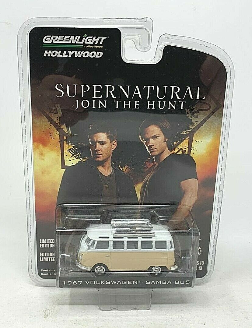 Greenlight Hollywood Supernatural 1967 Volkswagen Samba Bus 1:64 Diecast