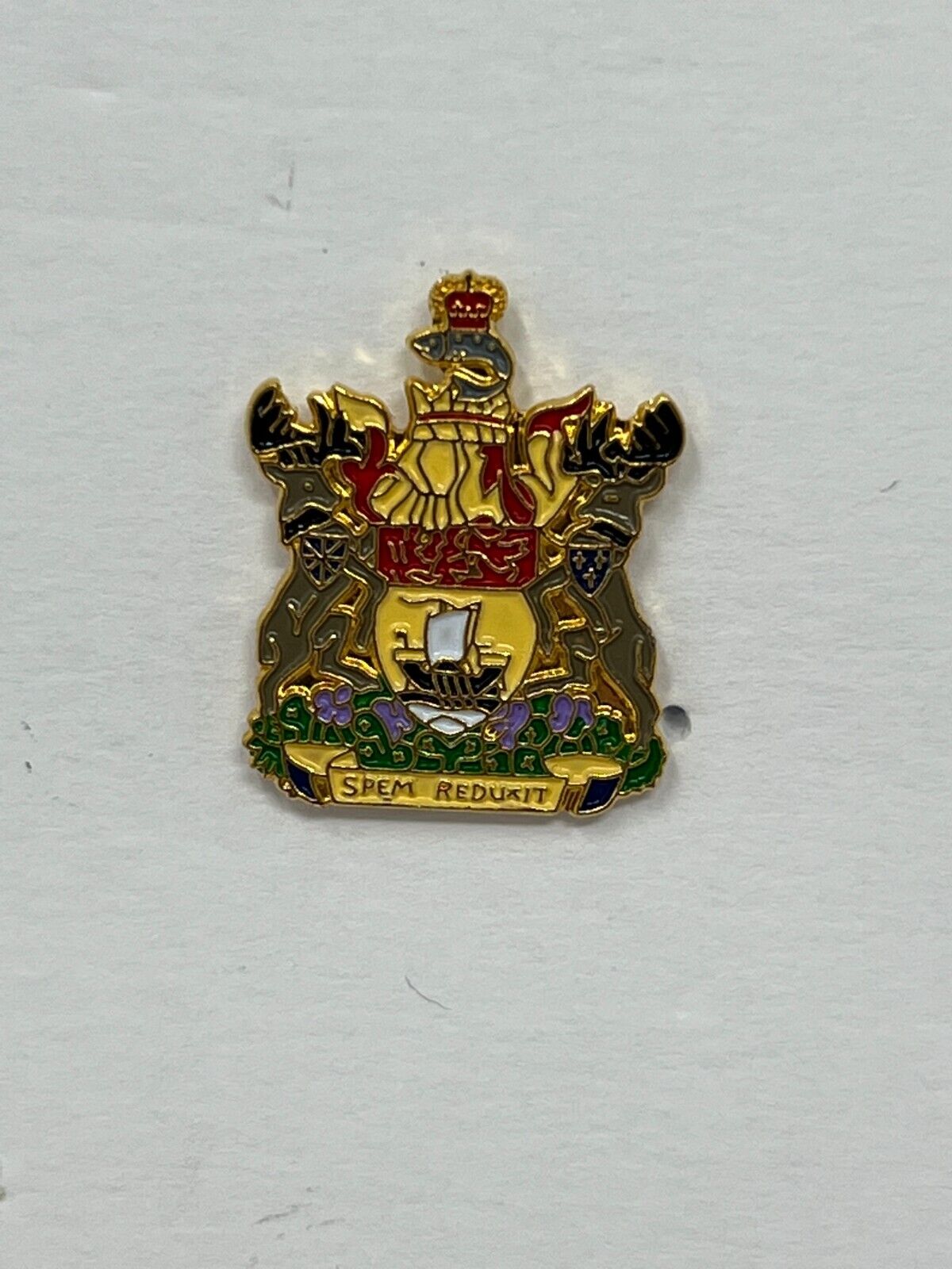 New Brunswick Coat of Arms Patriotic Lapel Pin P2