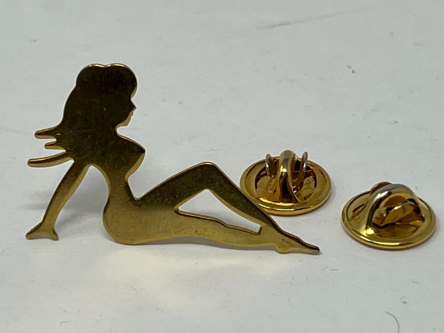 Woman Silhouette Lapel Pin