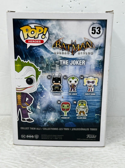 Funko Pop! Heroes Batman Arkham #53 The Joker Purple Chrome Vinyl Figure Vaulted