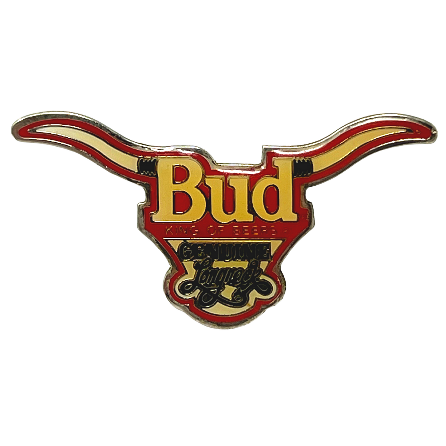 Budweiser King of Beers Genuine Longneck Beer & Liquor Lapel Pin