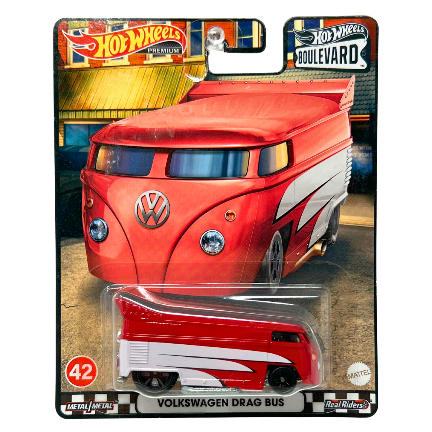 Hot Wheels Premium Boulevard Volkswagen Drag Bus 1:64 Diecast