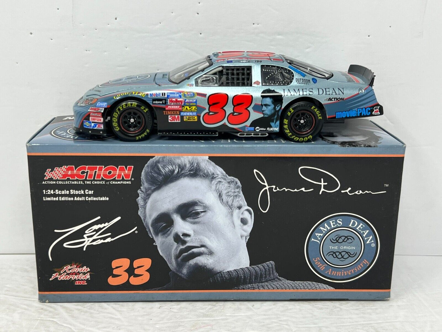 Action Nascar #33 Tony Stewart James Dean 50th GM Dealers 2005 1:24 Diecast