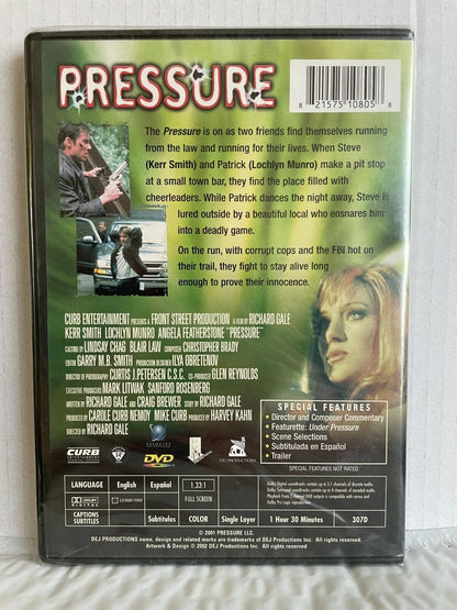 Pressure (DVD, 2001) Kerr Smith Lochlyn Munro Action Movie New and Sealed!!!