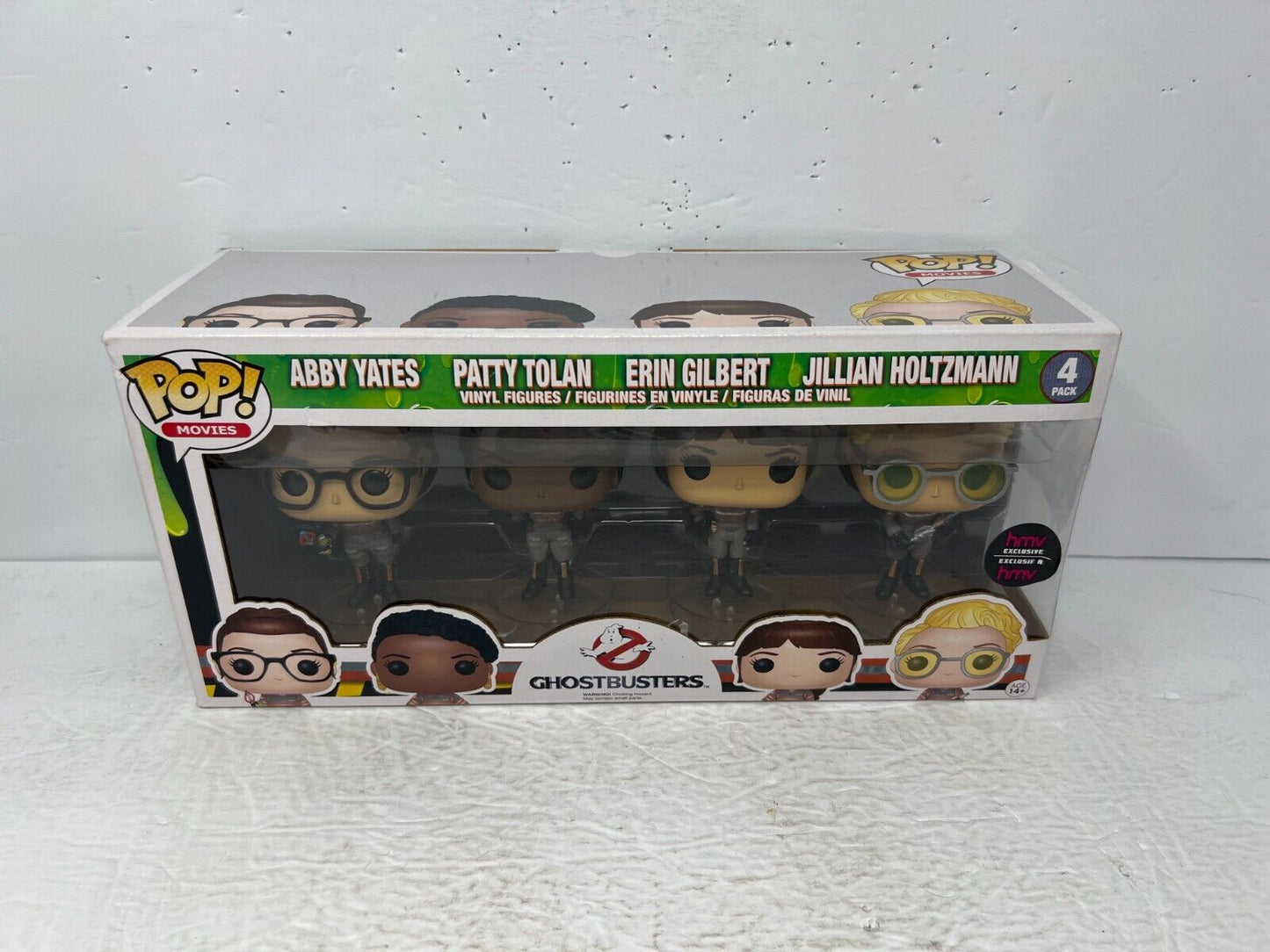 Funko Pop! Movies Ghostbusters HMV Exclusive 4-Pack Vinyl Figures Vaulted