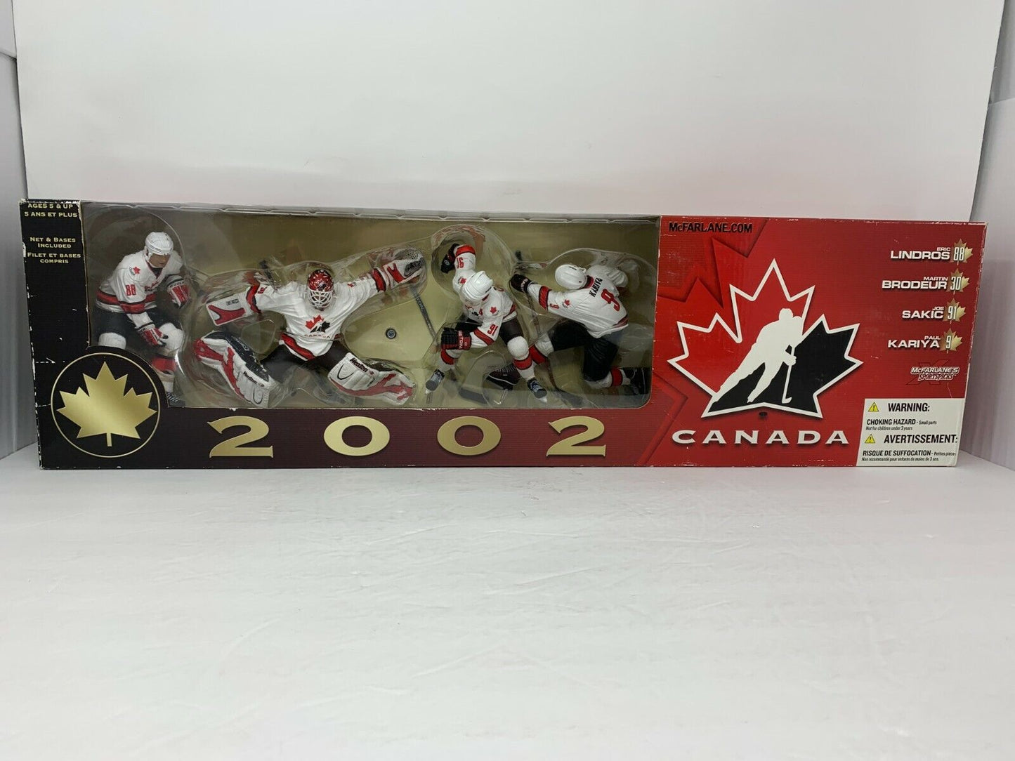 Mcfarlane NHL Team Canada 2002 Exclusive Limited Edition 4-Pack Set Figures