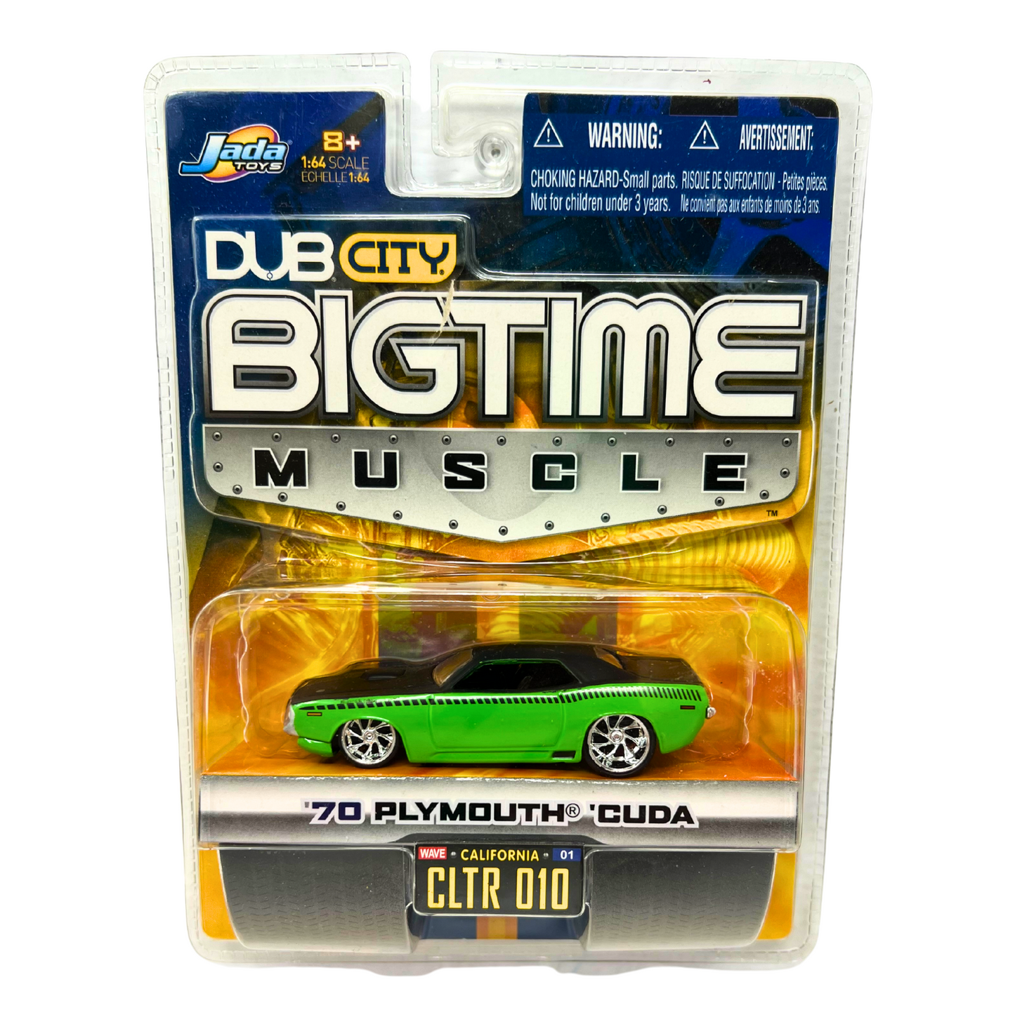 Jada Dub City Bigtime Muscle '70 Plymouth Cuda 1:64 Diecast