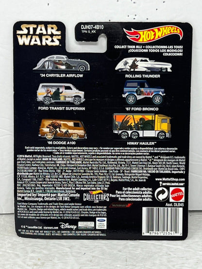 Hot Wheels Star Wars 1966 Dodge A100 Real Riders 1:64 Diecast V2