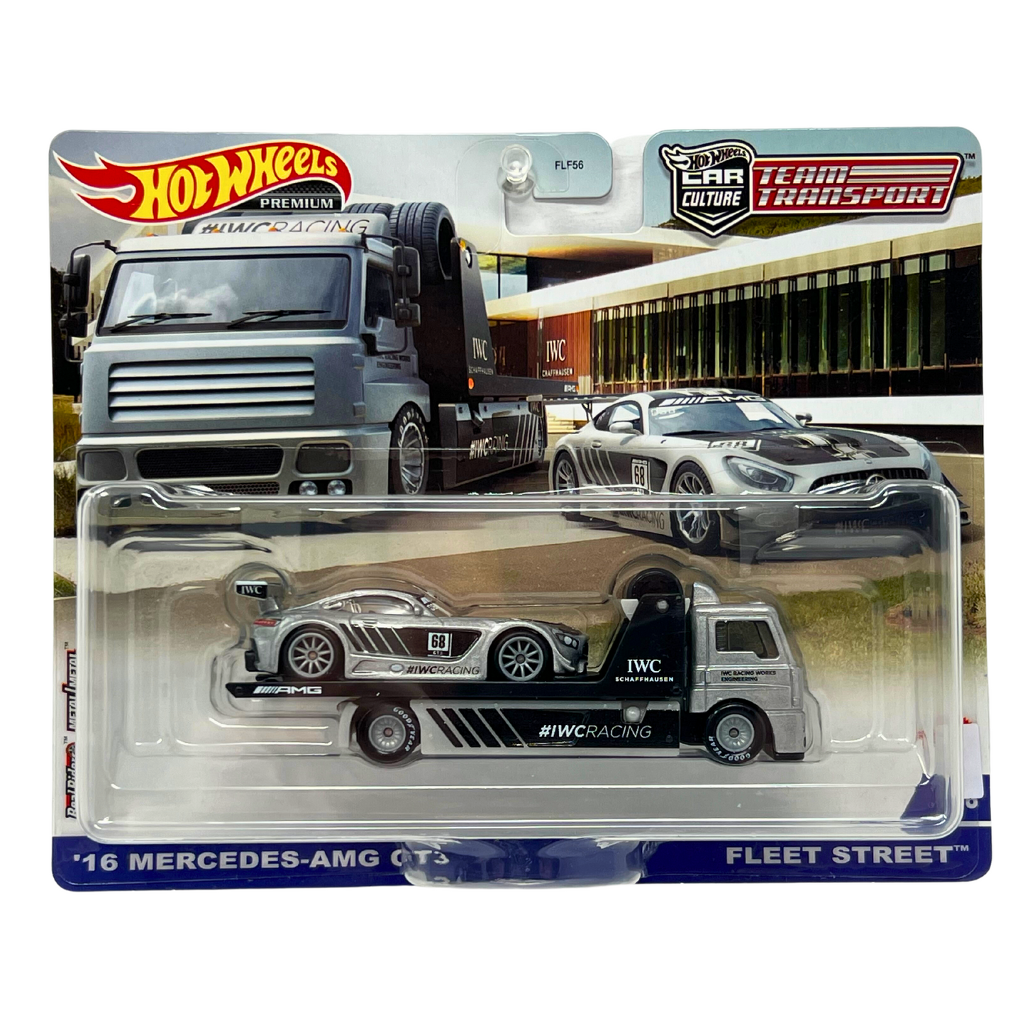 Hot Wheels Premium Team Transport '16 Mercedes-AMG & Fleet Street 1:64 Diecast