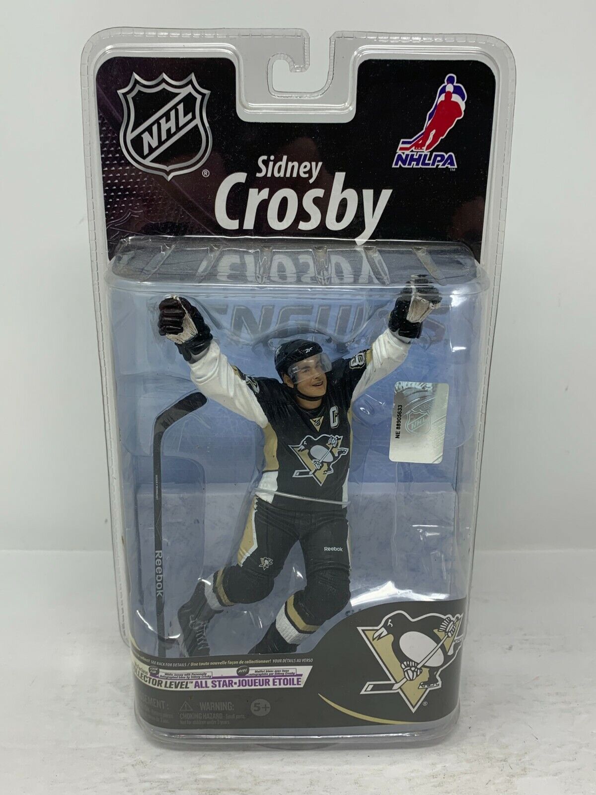 Mcfarlane NHL Sidney Crosby Pittsburgh Penguins Black Jersey Series 25 Figure