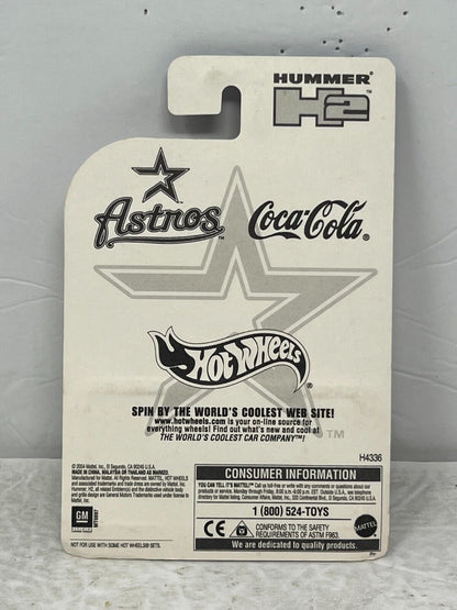 Hot Wheels Coca-Cola Houston Astros MLB Hummer H2 1:64 Diecast