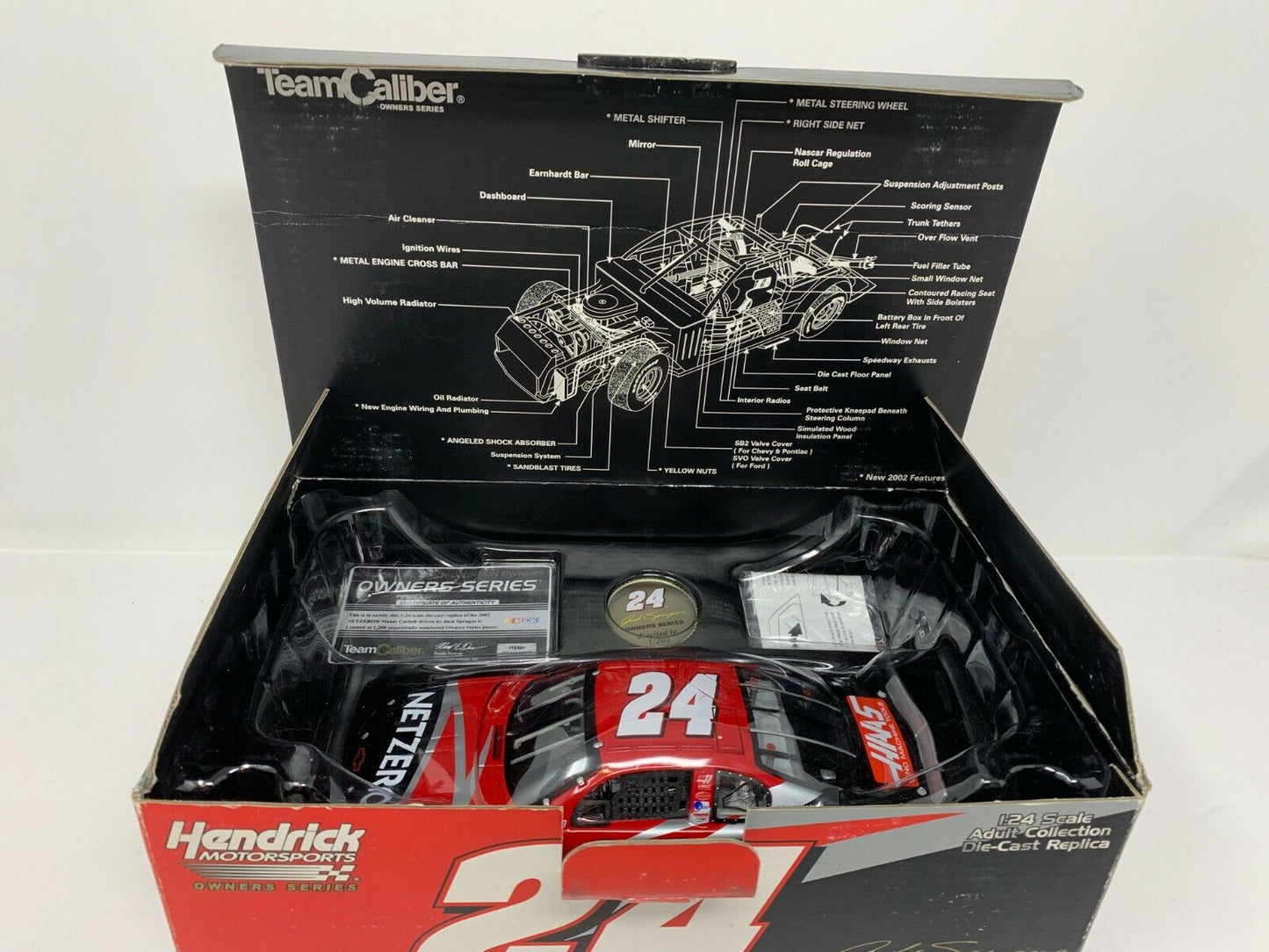 Team Caliber Owners Series Nascar #24 Jack Sprague Netzero  Chevy 1:24 Diecast