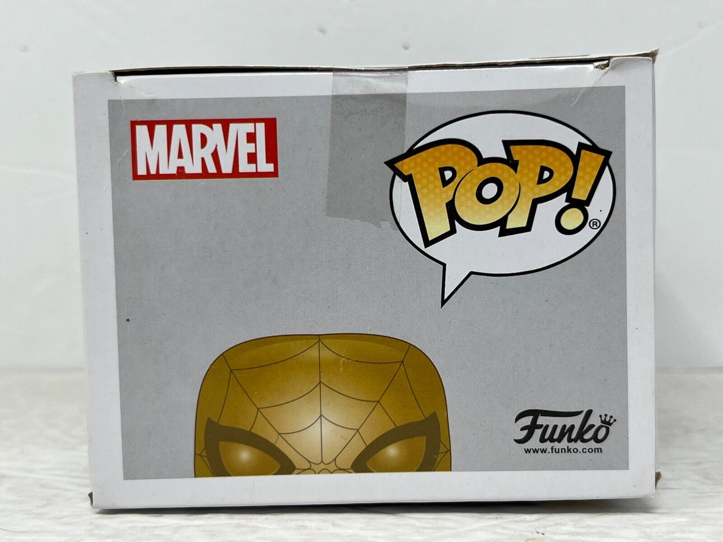 Funko Pop! Marvel Studios #440 Iron Spider Gold Chrome Bobble-Head Vaulted