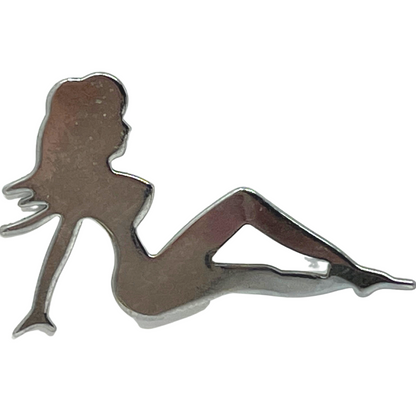 Woman Silhouette Lapel Pin