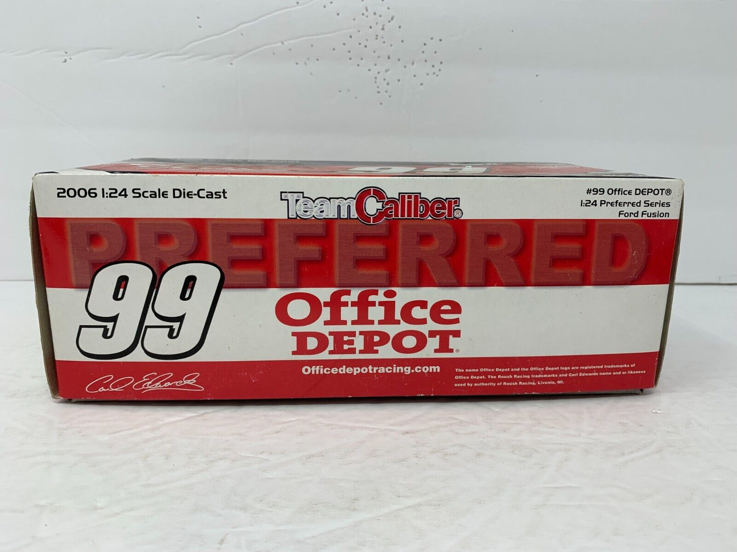 Team Caliber Nascar #99 Carl Edwards Office Depot Ford Fusion 124 Diecast