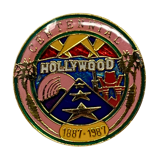 Hollywood Centennial 1887-1987 Cities & States Lapel Pin P2