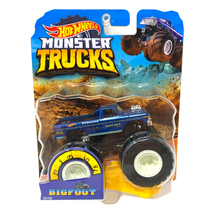 Hot Wheels Monster Trucks Bigfoot 4x4x4 1:64 Diecast