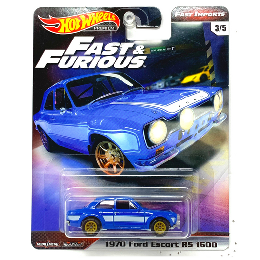 Hot Wheels Premium Fast & Furious 1970 Ford Escort RS 1600 1:64 Diecast