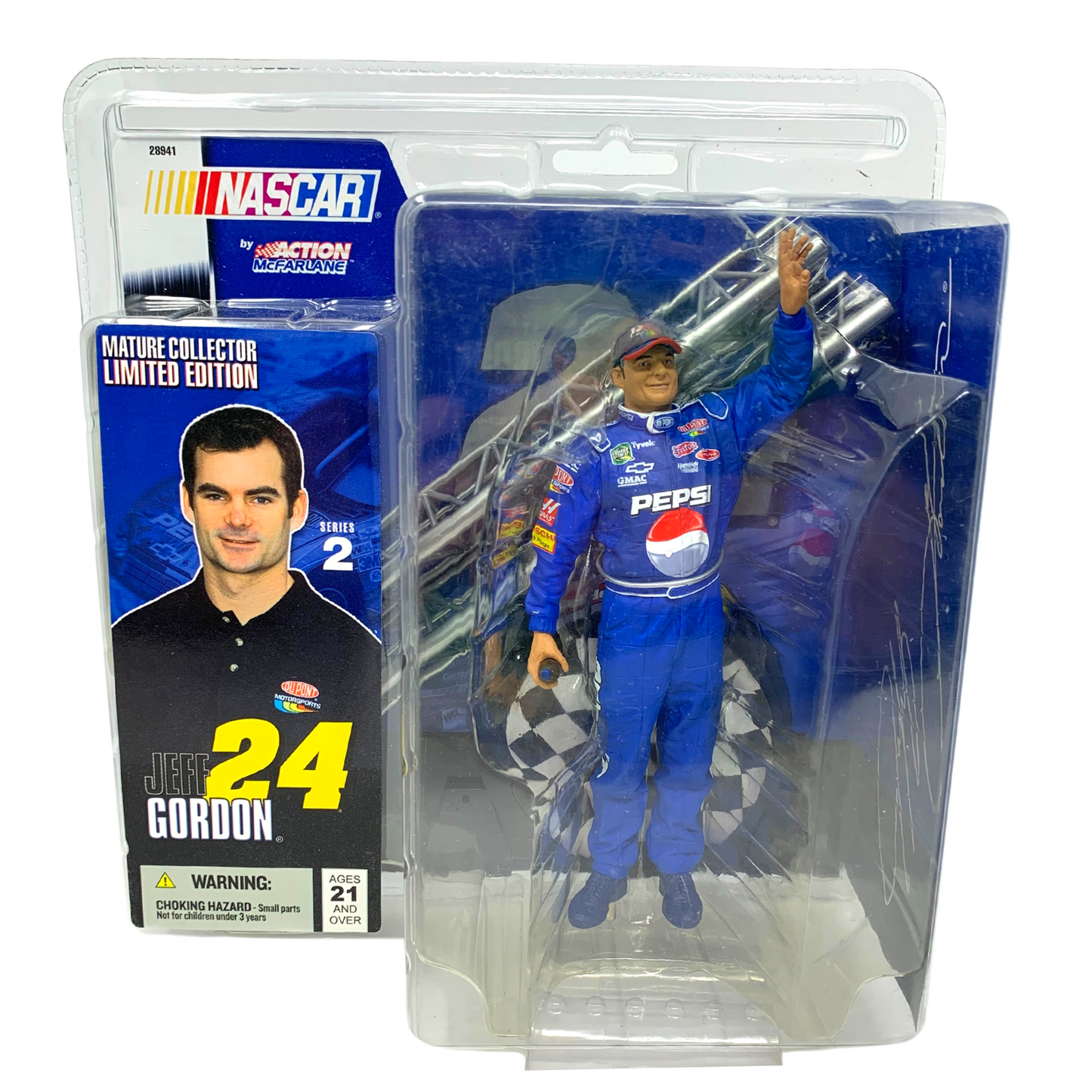 McFarlane Action Nascar #24 Jeff Gordon Series 2 Pepsi Figurine