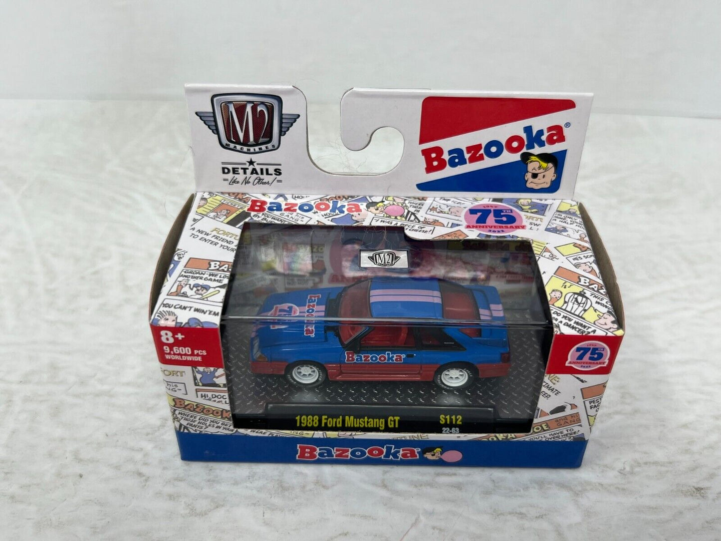 M2 Machines Bazooka 1988 Ford Mustang GT 1:64 Diecast