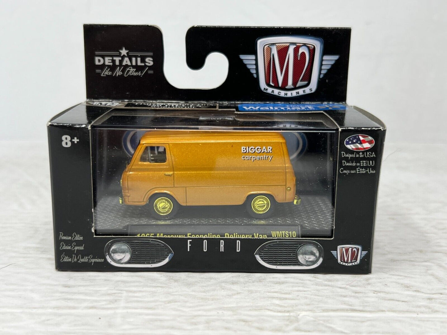 M2 Machines Ford 1965 Mercury Econline Delivery Van CHASE 1:64 Diecast