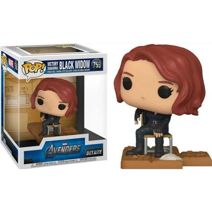 Funko Pop! Marvel Avengers #759 Victory Shawarma Black Widow Bobble-Head Vaulted