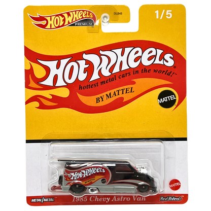 Hot Wheels Premium Pop Culture Mattel Brands 1985 Chevy Astro Van 1:64 Diecast