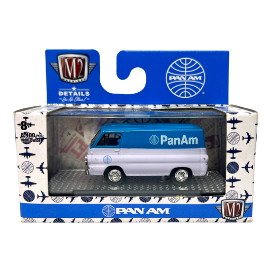 M2 Machines Pan Am 1964 Dodge A100 Panel Van R69 1:64 Diecast