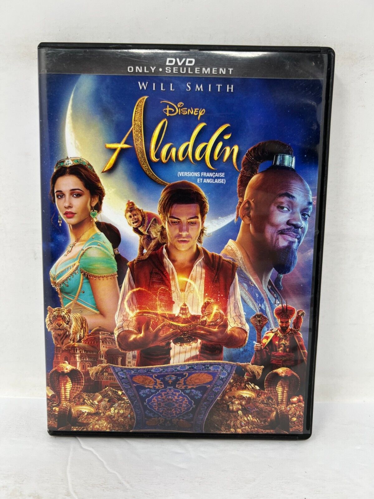 Disney Aladdin (DVD, 2019) Live Action Will Smith Good Condition!!!