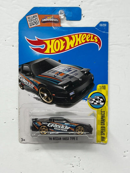 Hot Wheels HW Speed Graphics 1996 Nissan 180SX Type X JDM 1:64 Diecast